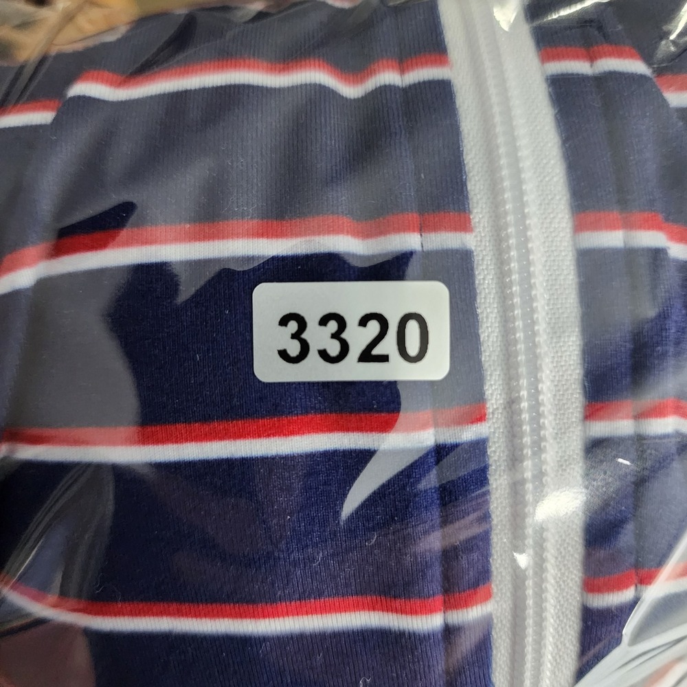 Rhoback The Patriot Performance Quarter Zip Pullover Mens Size 3XL Navy Stripe - Picture 5 of 5